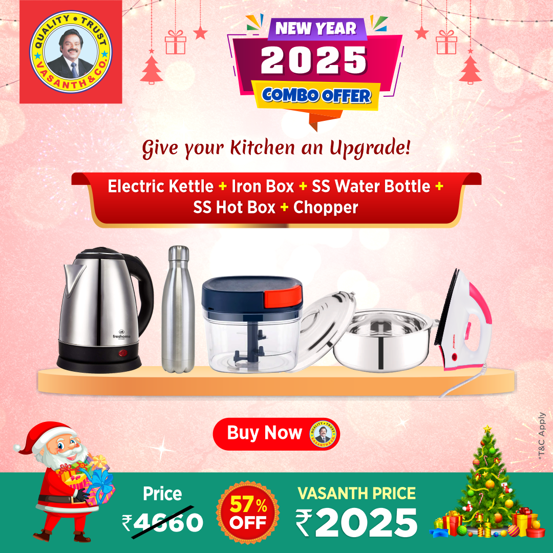 Buy Thangam Boilease SS 1.8 L Electric Kettle - Vasanth & Co